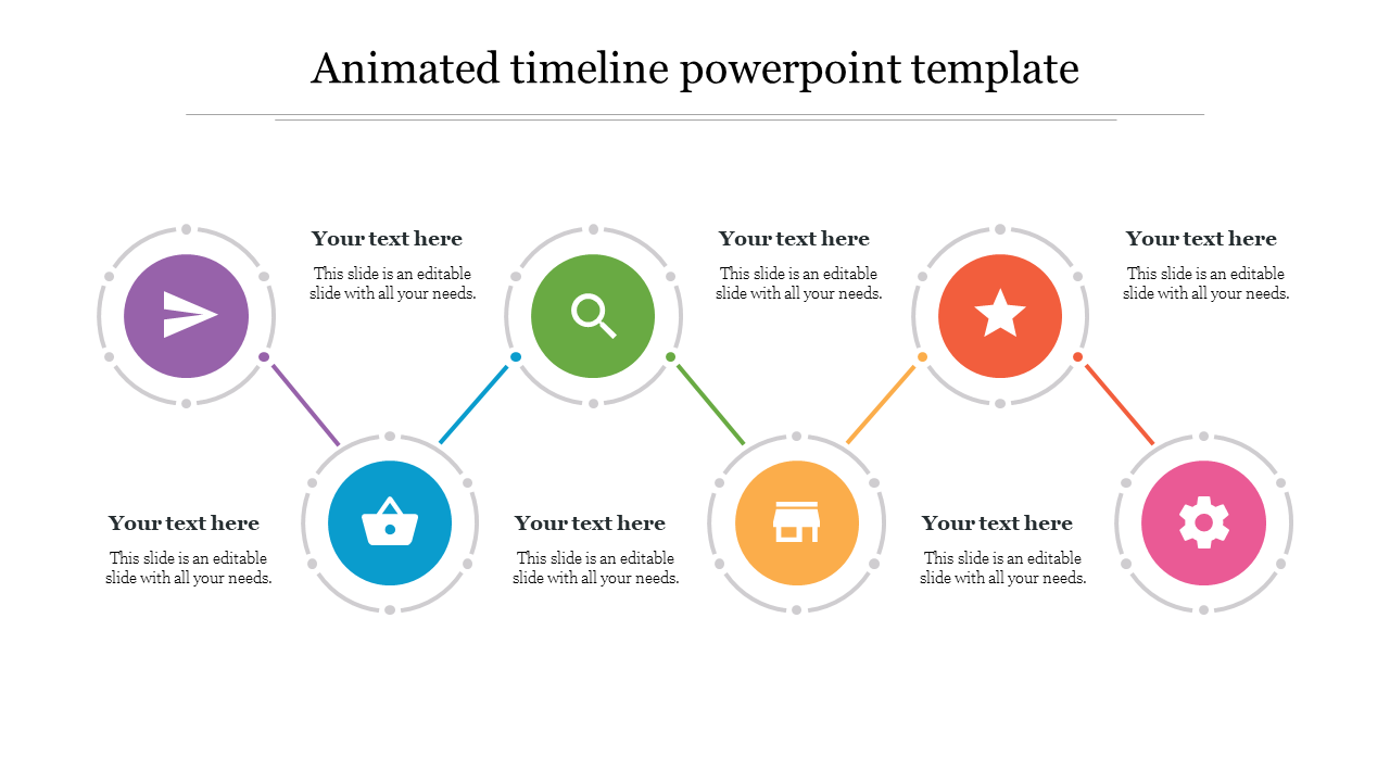 animated timeline powerpoint template